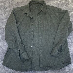 PRADA Dark Gray Button-Up Shirt